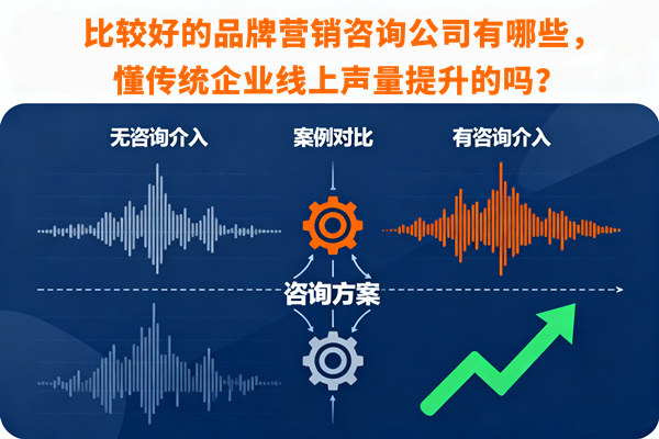 比較好的品牌營銷咨詢公司有哪些，懂傳統(tǒng)企業(yè)線上聲量提升的嗎？